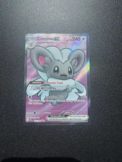Pokemon TCG Cinccino EX 105/086 CRI Ultra Rare Holo Chaos Rising - Image 1