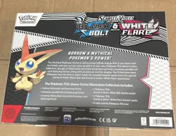 Pokemon S&V Black Bolt & White Flare Victini Illustration Collection Box Sealed - Image 2