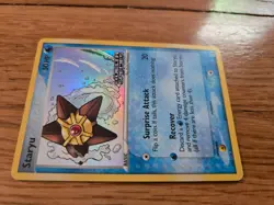 Pokemon TCG 2005 Staryu 85/113 Ex Delta Reverse Holo Stamped NM+ - Image 2