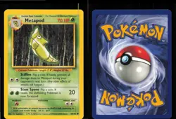 Metapod 54/102 Common Base Set Unlimited Pokemon Near Mint - Image 3