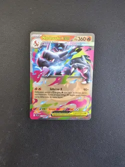 Carte Pokemon Mega-Dracaufeu X EX 013/094 PFL Flammes Fantasmagoriques FR Neuf - Image 1