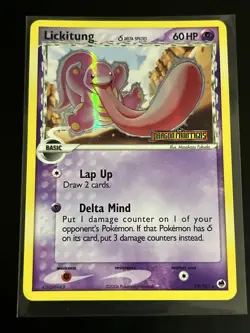 Pokemon TCG Lickitung Holo 19/101 Delta Species NM Fast Shipping - Image 1