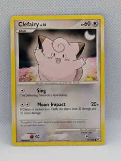 CLEFAIRY 77/130 C DIAMOND & PEARL POKEMON MP CLEFAIRY - Image 1