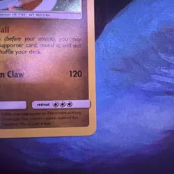 Dragonite 119/181 Holo Rare Team Up Pokemon LP - Image 3