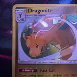 Dragonite 119/181 Holo Rare Team Up Pokemon LP - Image 4