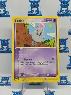 Pokemon Spoink EX Dragon 73/97 LP - Image 1