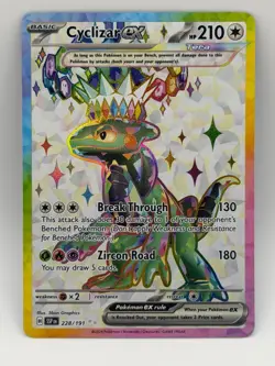 Cyclizar ex 228/191 Ultra Rare Surging Sparks Pokemon NM - Image 1