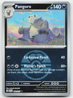 Pangoro (Love Ball) 140/217 Uncommon Ascended Heroes Pokemon Reverse Holo NM - Image 1