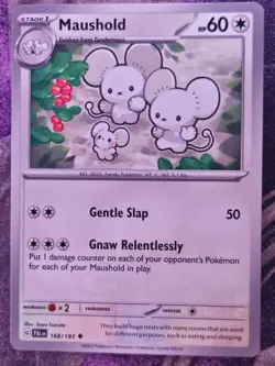 Maushold 168/193 Uncommon Paldea Evolved Pokemon Near Mint - Image 1