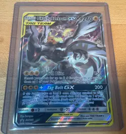 Pokemon Pikachu & Zekrom GX TAG TEAM Promo Holo 240 HP English - Image 1