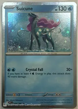 Suicune (Cosmos Holo) 026/094 Breakout Promo Pokemon TCG English NM - Image 1