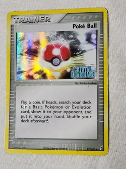 Played (MP) Poke Ball - Reverse Holo #82 Crystal Guardians Pokemon TCG - Image 3
