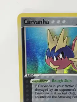 Carvanha 47/108 Reverse Holo Stamped EX Power Keepers Pokemon 2007 HP - Image 3