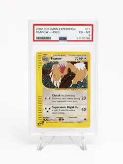 2002 POKEMON TCG EXPEDITION BASE SET #11/165 FEAROW HOLO RARE PSA 6 - Image 1