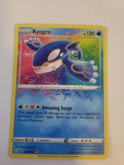 Pokemon TCG Kyogre Shining Fates 021/072 Holo Amazing Rare Water - Image 1