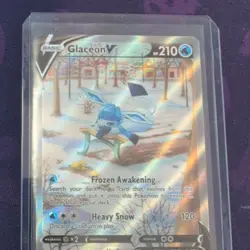 The Pokemon Company Glaceon V Alt Full Art Holo Ultra Rare 175/203 HP 210 - Image 1