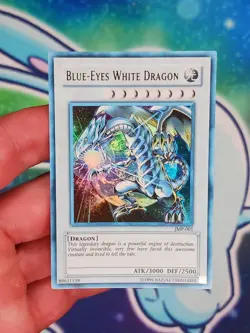 "Ghost Background" Blue-Eyes White Dragon JMP-001 - NM - Sun Bleached 1.5 Years - Image 5