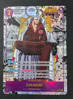 One Piece TCG Sakazuki OP16-065 Manga - Image 1