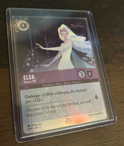 Disney Lorcana Holofoil - Elsa - Gloves Off (Alternate Art) - 19 / NM / English - Image 1