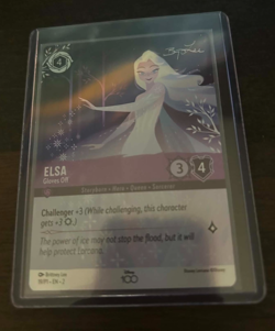 Disney Lorcana Holofoil - Elsa - Gloves Off (Alternate Art) - 19 / NM / English - Image 2