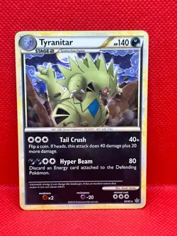Pokemon Tcg Tyranitar 26/95 HGSS Unleashed Non Holo - Image 1