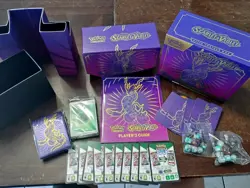 Pokemon Scarlet & Violet Elite Trainer Box Opened, No Boosters Accessories Only - Image 1