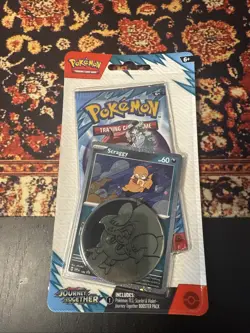 1 Pokemon TCG Journey Together Scraggy Booster Checklane Blister Pack Sealed - Image 1