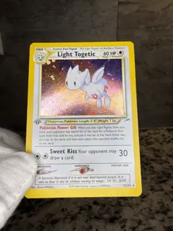 Pokemon Light Togetic Neo Destiny 1st Edition Holo Rare - Image 3