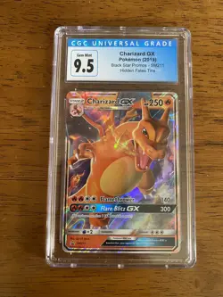 Pokemon Charizard GX Hidden Fates Tin Promo SM211 CGC 9.5 Mint Pokemon TCG Slab - Image 1