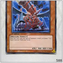 T.G. Catapult Dragon - EXVC-EN019 - Common 1st Edition Yugioh - Image 2