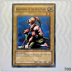 Kagemusha of the Blue Flame - LOB-E022 - Common Unlimited Yugioh - Image 1