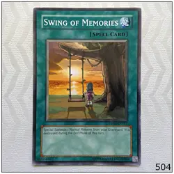 Swing Of Memories - DP06-EN017 - Common Unlimited Yugioh - Image 1