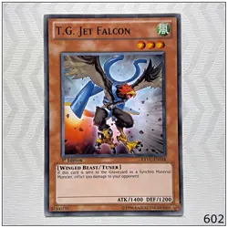 T.G. Jet Falcon - EXVC-EN018 - Common 1st Edition Yugioh - Image 1