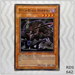 Pitch-Black Warwolf - RDS-EN026 - Common 1st Edition Yugioh - Image 1