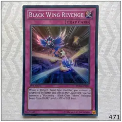 Black Wing Revenge - DRLG-EN031 - Super Rare 1st Edition Yugioh - Image 1