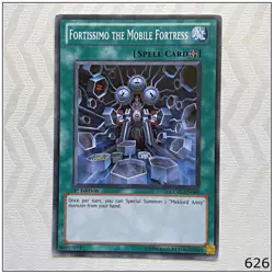Fortissimo the Mobile Fortress - EXVC-EN049 - Common 1st Edition Yugioh - Image 1