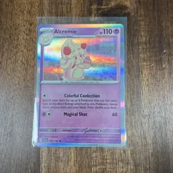 Alcremie 065/142 Sv07: Stellar Crown Pokemon Holo Foil - Image 1