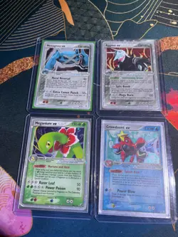 pokemon vintage lot, various rare cards 1998-2006. moderate to damaged cards - Image 1