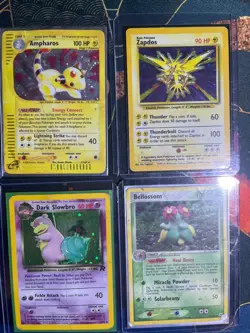 pokemon vintage lot, various rare cards 1998-2006. moderate to damaged cards - Image 5