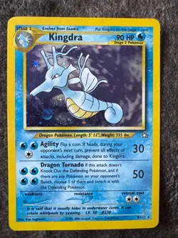 Pokemon Card Lot Vintage Neo Genesis Kingdra Holo 8/111 Steelix 15/111 Dondozo - Image 1