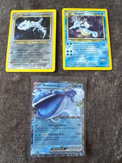 Pokemon Card Lot Vintage Neo Genesis Kingdra Holo 8/111 Steelix 15/111 Dondozo - Image 4
