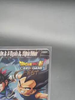 Son Goku Jr & Vegeta Jr Saiyan Scions Foil Dragon Ball Super Card Game FEST Gold - Image 2