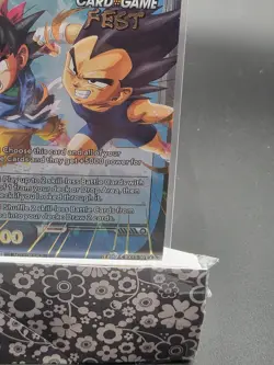 Son Goku Jr & Vegeta Jr Saiyan Scions Foil Dragon Ball Super Card Game FEST Gold - Image 5