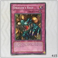 Dragon's Rage - SD1-EN024 - Common 1st Edition Yugioh - Image 1