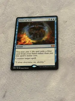 Force of Will Double Masters Regular, Magic The Gathering PlayCard , Mtg, Magic - Image 1