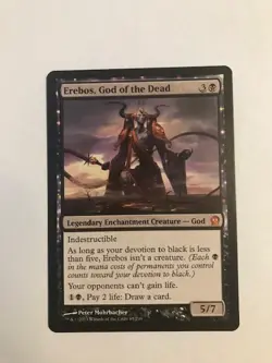 Magic the Gathering Erebos, God of the Dead Theros Regular - Image 1