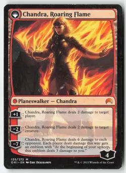 MTG - Chandra, Fire of Kaladesh // Chandra, Roaring Flame #135 - Regular - ORI M - Image 1