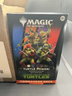 MTG Teenage Mutant Ninja Turtles -Turtle Power Commander Deck-New/Factory Sealed - Image 1