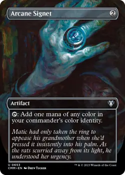 Arcane Signet (Borderless) [Commander Masters] NM - Magic - Image 1
