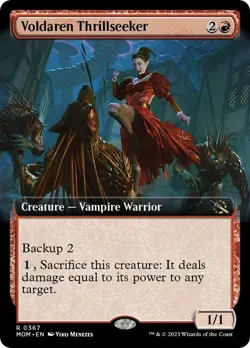 Voldaren Thrillseeker (Extended Art) [March of the Machine] NM - Magic - Image 1